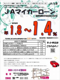 ＪＡマイカーローン（基金協会）