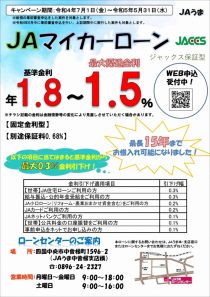 ＪＡマイカーローン（ジャックス）