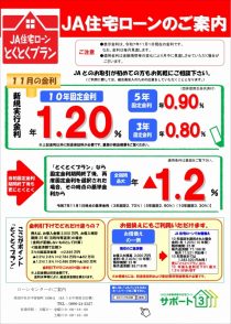 JA住宅ローン「とくとくプラン」