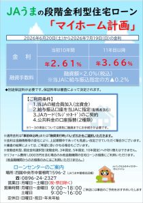 段階金利型住宅ローン「マイホーム計画」