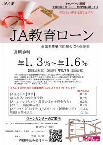 ＪＡ教育ローン（基金協会）