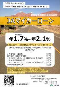ＪＡマイカーローン（基金協会）